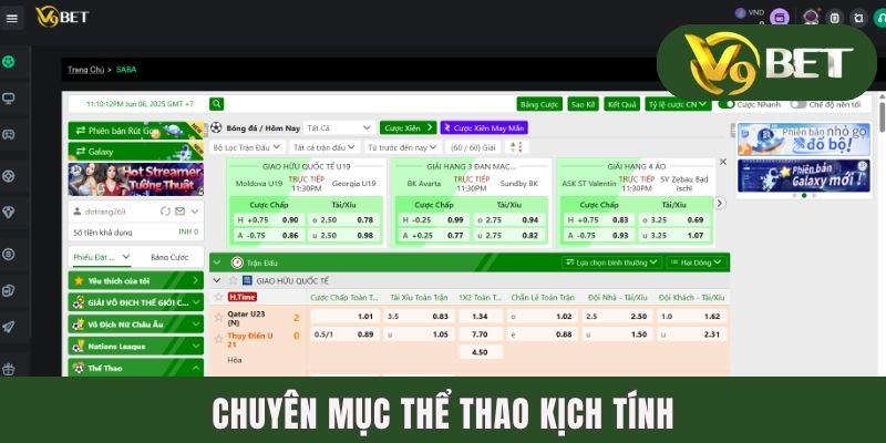 Giới Thiệu V9BET | Điểm Hẹn Uy Tín & An Toàn Top 1 Hiện Nay 3 Chuyên mục thể thao kịch tính